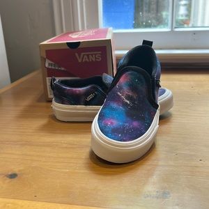 Vans Galaxy Kids Slip-on Sneakers Size 11 NWT NIB NWB